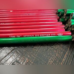 99 Vintage NATIONAL'S Big Brother 777 Black Lead Pencils Unused Thick Soft